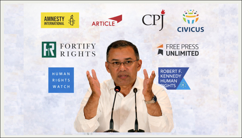Rights Groups Urge Tarique: Act on Press Freedom & Human Rights