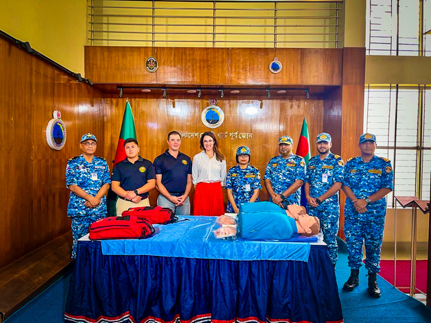 The U.S. Provides Emergency Medical Equipment to Bangladesh Coast Guard